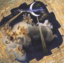 Haga click para ver la imagen ampliada ceiling of the hall of gala's chateau at pubol 1971.jpg